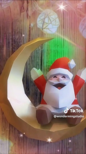 DIY papercraft template. #papercraft #papermodel #diycraft #handmadecraft #paperdesign