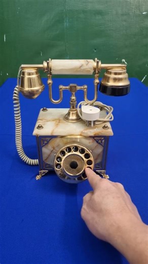 A 1930s desk telephone