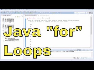 16x - Learn Java "for" Loops - Exercise 1