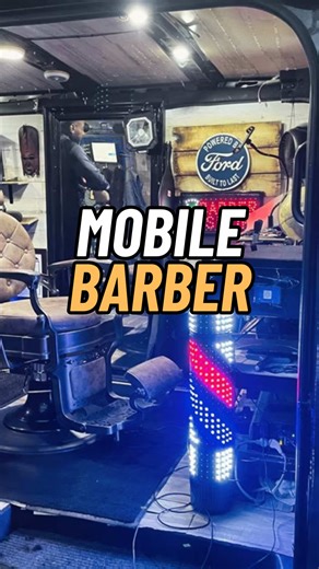 💈 A mobile barbershop inside a van is bringing fresh cuts directly to the people. Instead of waiting in line at a shop, the barber drives to neighborhoods, events, offices, or festivals and sets up on the spot. ✂️ No rent 🚐 Go where the demand is ⏱️ Fast, convenient service A smart twist on a classic business — mobility = more clients. 👇 Would you get a haircut from a van? ➡️ Follow @grabthatidea for more creative & profitable business ideas! #BusinessIdeas #MobileBusiness #BarberLife #Servic