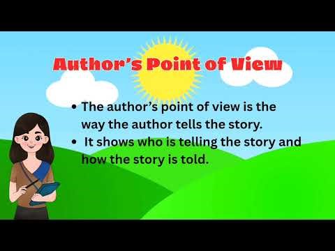 Identify the Author's/Speakers Point of View