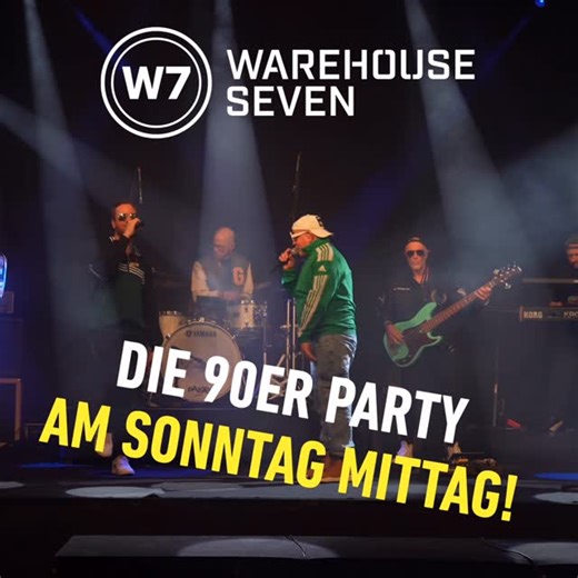 warehouse-seven.de on Instagram: "Am 28. Dezember mittags ab 11 bis 15 Uhr: „Maximum 90s“ bringt den Sound eines Jahrzehnts zurück. Das wohl bunteste Musikjahrzehnt der Geschichte. Die Band „Maximum 90s“ ist bekannt für ihre Performance und stellt die ikonischen Hits des Jahrzehnts mit beeindruckender Detailtreue nach - von Nirvana, Depeche Mode, Red Hot Chili Peppers über Britney Spears, Die Fantastischen Vier bis hin zu den Backstreet Boys. Die Bandmitglieder standen schon mit Stars wie Jeanet