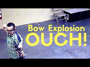 💥TRAGIC Bow Failure Video - Archery Range Security Camera Footage💥