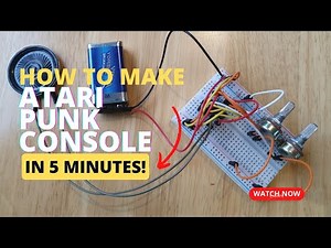 Build an Atari Punk Console in 5 minutes using a solderless breadboard!