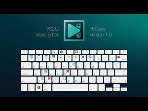 Lifehack: Hotkeys for main operations in VSDC Free Video Editor