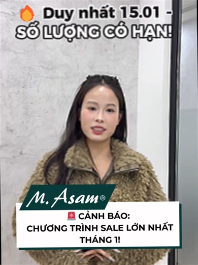 Khuyến mãi lớn tháng 1 tại M.Asam Store