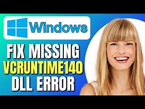 How To Fix Missing VCRUNTIME140.dll Error in Windows 10/11 | Fix VCRUNTIME140 DLL Error | Tutorial