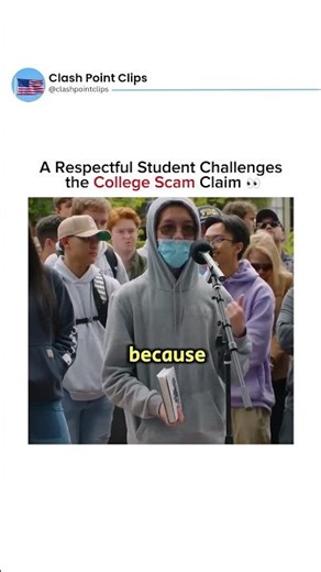 Charlie Kirk most intense debate on college scam