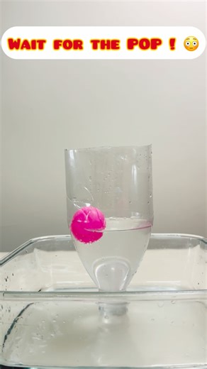 Asha Malhotra on Instagram: "Water Pressure Experiment | Amazing Ball Pop Science Trick for Kids 💧🎈Simple Science Experiment with Water | Water Pressure Magic Trick #euphoricartandorigami #kidsactivities #funscience #scienceforkids #scienceexperiment #watereffect #stemlearning #kidsactivities #learningisfun #schoolproject #airpressure #waterpressure #amazingexperiment Ever seen a ball pop out of a bottle just by adding water? 💦 In this fun water pressure experiment, watch how air and water wo