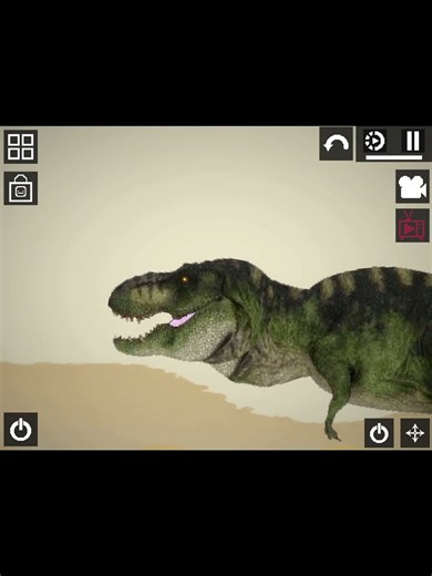 Real life T. rex vs buck rex roar test