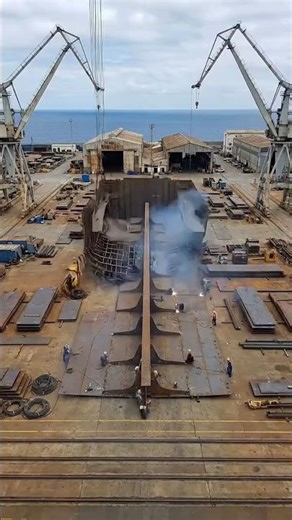 Zero Se Hero – Kaise Banta Hai Ek Massive Ship 🚢#ship#shiplife