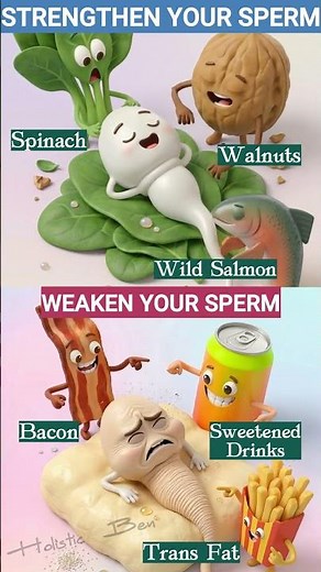 3 Sperm Health Foods | What to Eat (and Avoid) to Boost Male Fertility Naturally 🧬