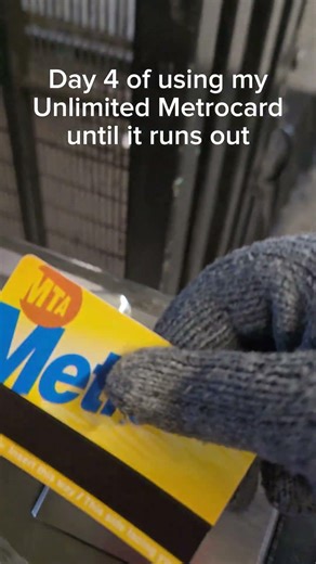 Day 4 of using my Unlimited Metrocard until it runs out (4/60, featuring my sister)