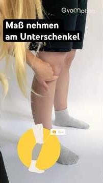 Maßabnahme Unterschenkel