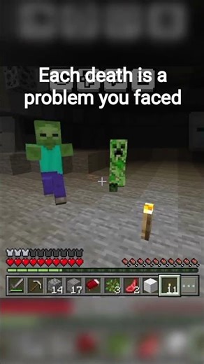 Minecraft life lessons you need to know. #minecraft Part 2