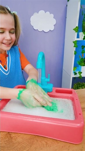 😛🍊 Wait! Did You Wash Your Hands First? #shorts #kids