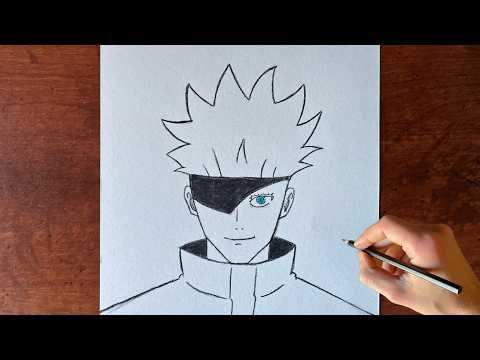 How to draw Gojo Satoru SIX EYES in 8 Minutes! Easy Step by Step