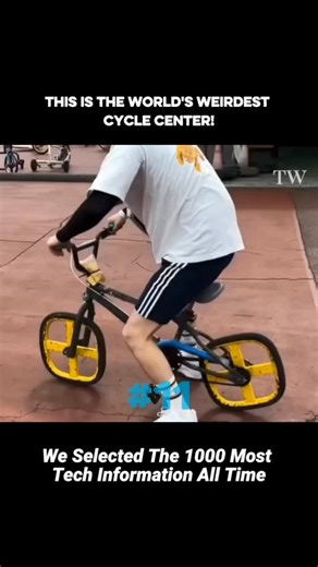 techverse on Instagram: "In Japan, there is a unique cycling center known for its unusual bicycles. It features creative designs like tall bikes, multi-seat cycles, and artistic builds. The place also includes themed spaces, events, and bike exhibitions. It highlights creativity, engineering, and fun within cycling culture. Via: haechii_br Enjoy more tech contents with @tech_witness"