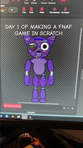 DAY 1 OF MAKING A FNAF GAME IN SCRATCH