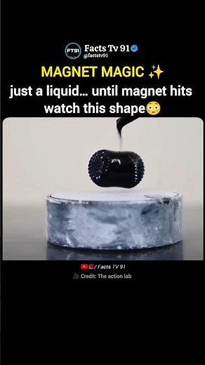 This Liquid Turns Into Alien Shapes 😳