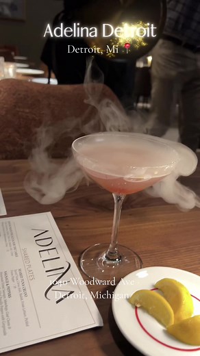 @Adelina 📍 just opened up Downtown Detroit ! It’s so beautiful , definitely a must try place. It’s a mix of Italian and Mediterranean 😋 #detroit #michigan #nfldraft #restaurants