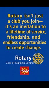 Rotary isn’t just something you join — it’s where purpose begins. 💙💛 Together, we serve. Together, we make change. 🙌 #RotaryMarikinaCentral #PeopleOfAction #ServiceAboveSelf #RotaryPH #EndPolioNow #GoodnessThroughService #OneRotary | Rotary Club Of Marikina Central