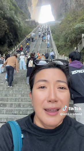 999 steps - Stairway to Heaven. Tianmen Mountain Cave in China | great wall china