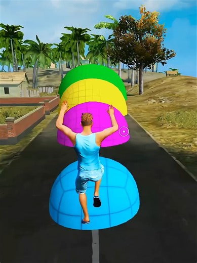 Color Tower Jump Challenge 🌈😱 | Desert Obby Run Fun #shorts