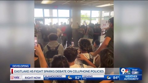 Fight at high school raises questions about cellphone usage