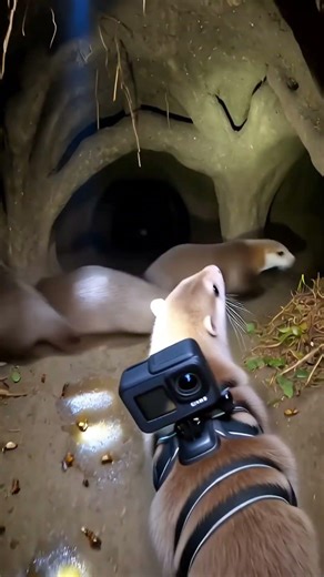 What a Ferret Sees Underground (Real POV)
