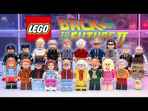 LEGO BACK TO THE FUTURE PART II - How to Build ALL MAIN Characters! 💥