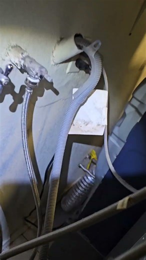 front load washer doesn't drain - use emergency pipe #MrThermister