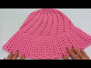 Beautiful Crochet Summer Hat 👒 so easy and so adorable!!
