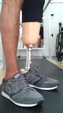 Prótese Transtibial (1° vez colocando a prótese)