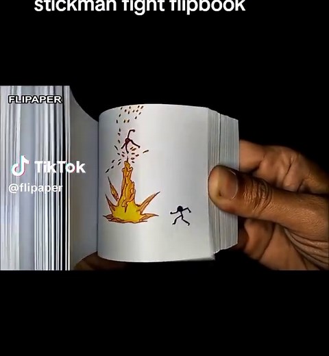 Stickman Fight Flipbook Animation Tutorial