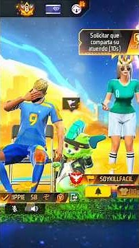 SHE DIDN'T WANT TO PLAY WITH ME BECAUSE I DIDN'T HAVE A SOCCER SKIN… 😉