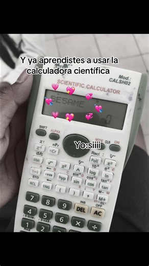 Uso divertido de una calculadora científica