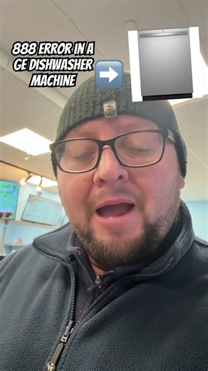 888 error in GE dishwasher #handyman #diy #home #generalelectric #dishwashers