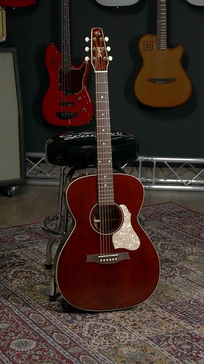 Seagull M6 LTD Ruby Red #seagullguitars #seagull #canadianmade #globallyplayed #acousticguitar | Seagull Guitars