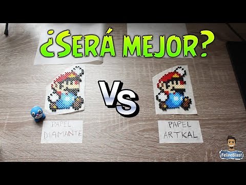 ¿SE PUEDE USAR PAPEL DIAMANTE PARA PLANCHAR HAMA/PERLER BEADS?