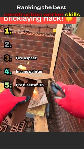 Ranking TOP 5 Insane construction skills #skills #building #funny