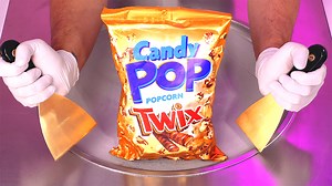 13K views · 332 reactions | Candy Pop Twix Popcorn Ice Cream Rolls #twix #popcorn #twixtreat #popcorndelight #candypopicecream #twixicecreamroll #popcornfusion #sweettooth #dessertgoals #icecreamlove #icecreamrolls #asmr | Ice Cream Rolls | Facebook
