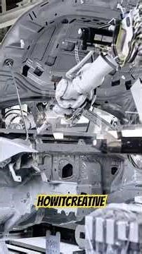 YOU'VE NEVER SEEN THIS PAINT LINE BEFORE. ARE YOU CURIOUS HOW THE CARS ARE PAINTED? #painting#robot