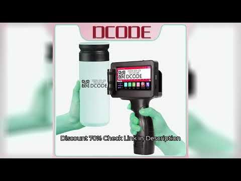 DCODE 1755PLUS 12.7mm Portable Printers Handheld Inkjet Printer Text QR Barcode Batch Number Logo Im