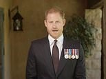 The Duke of Sussex presents a Soldier of the Year award to US combat medic