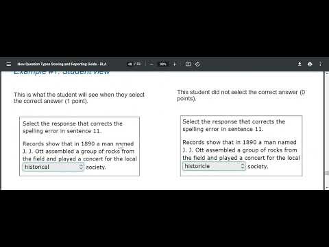 NEW STAAR Question Types