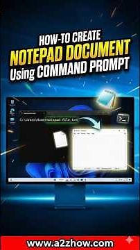 How Do I Edit a Text File Using Command Prompt and Notepad