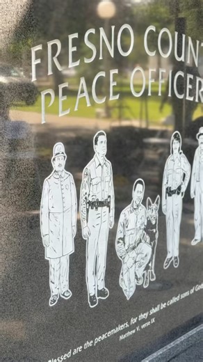 Honoring the ultimate sacrifice. The California Highway Patrol joined local law enforcement to pay tribute to the brave men and women who have made the ultimate sacrifice in the line of duty within Fresno County.We honored the memory of every fallen officer, and added the name of Selma Police Officer Gonzalo Carrasco Jr. to the memorial wall.Thank you to the Fresno County Peace Officers’ Memorial Foundation for organizing this powerful event, reminding us of the sacrifices made by our law enforc