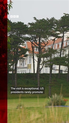 US President Donald Trump heads to Scotland - what we could expect from his visit ⛳ bbc.in/44Lpbhu | BBC Scotland News