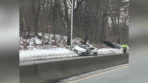 Serious injuries reported in crash on Route 8 North in Shelton